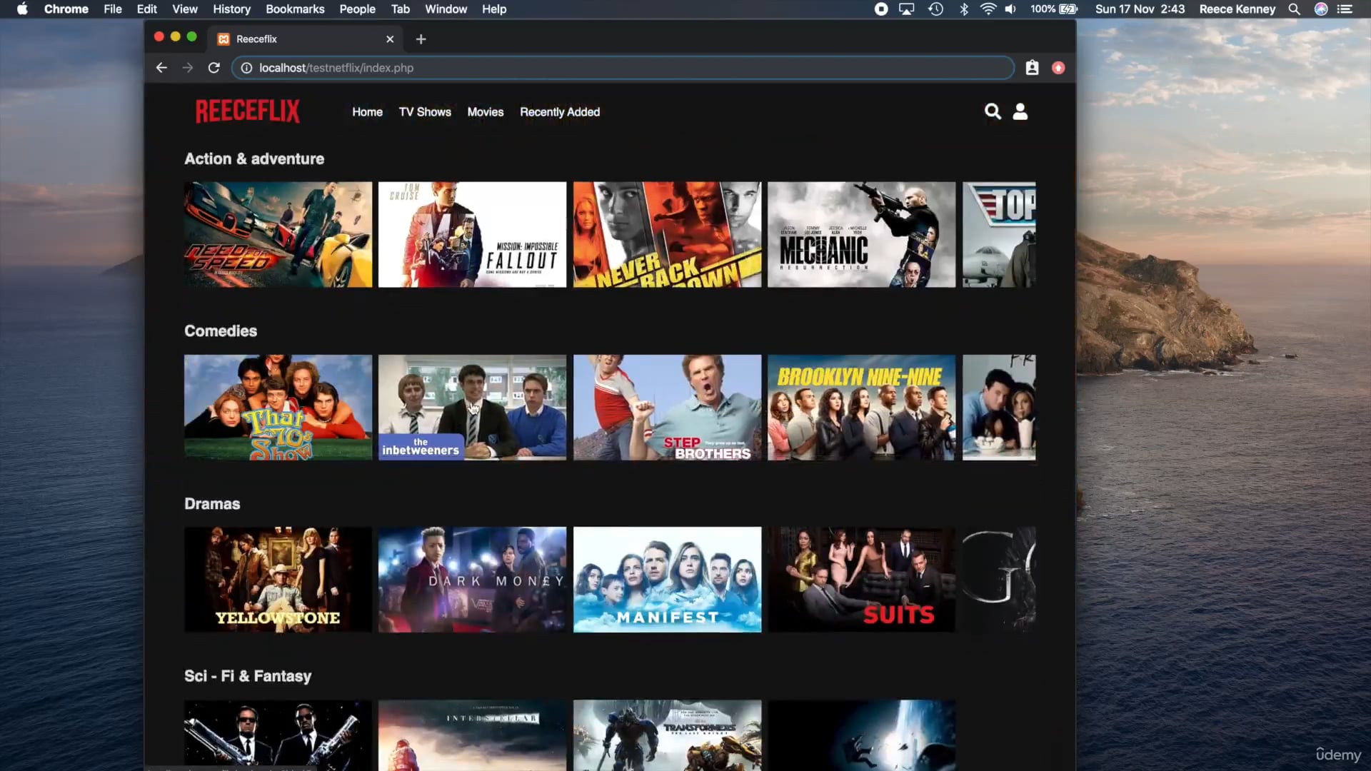 Create a Netflix clone from Scratch: JavaScript PHP + MySQL