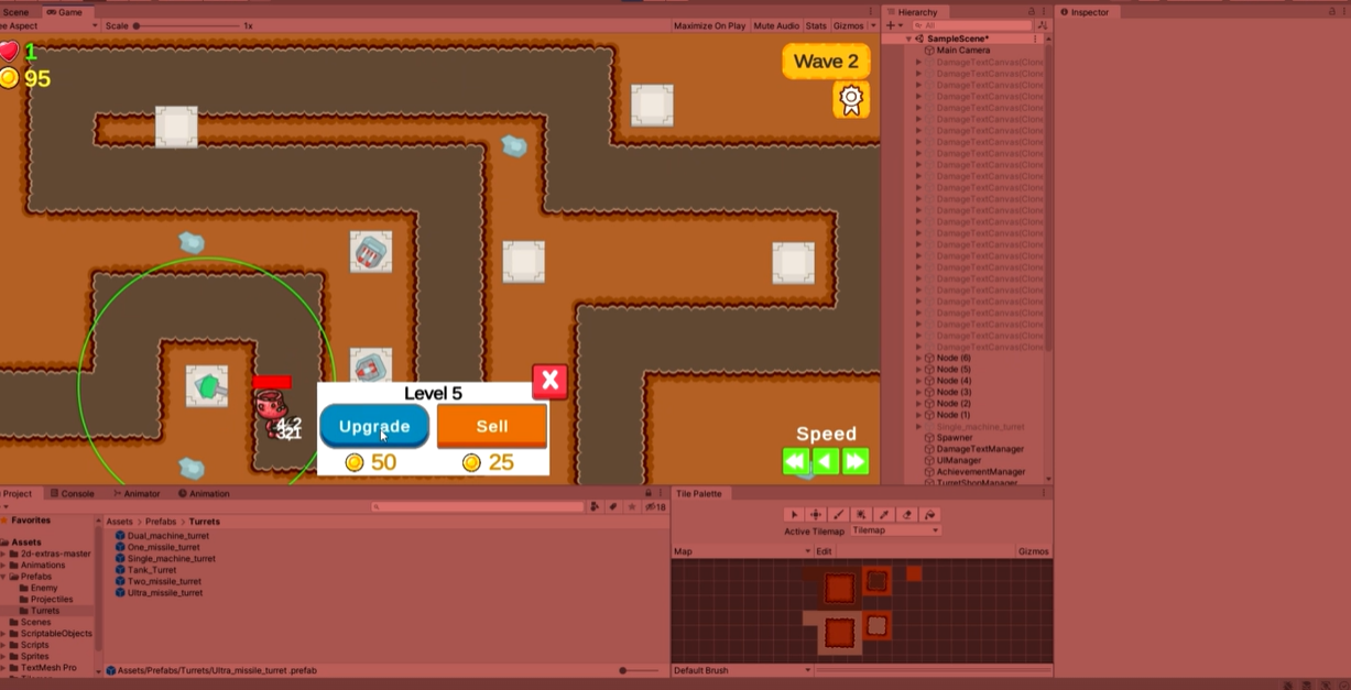 Learn how to create a 2D Tower Defense Game in Unity 2021